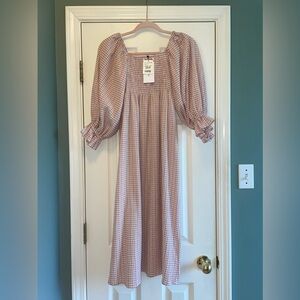 One Pretty Time Off-Shoulder Midi